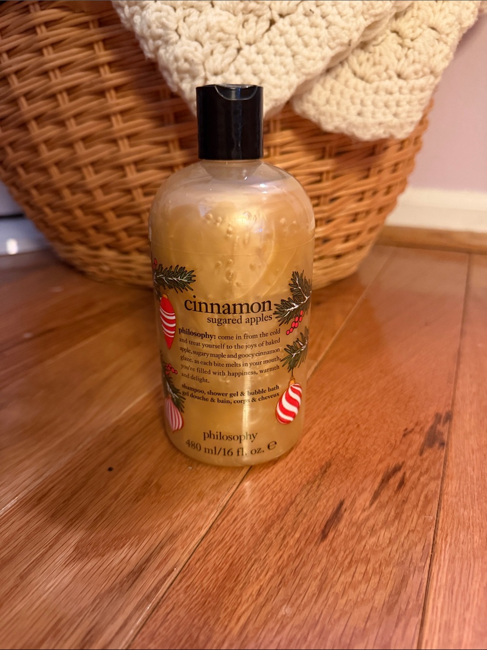 Philosophy Cinnamon Sugared Apples Shower Gel - Gold and Black